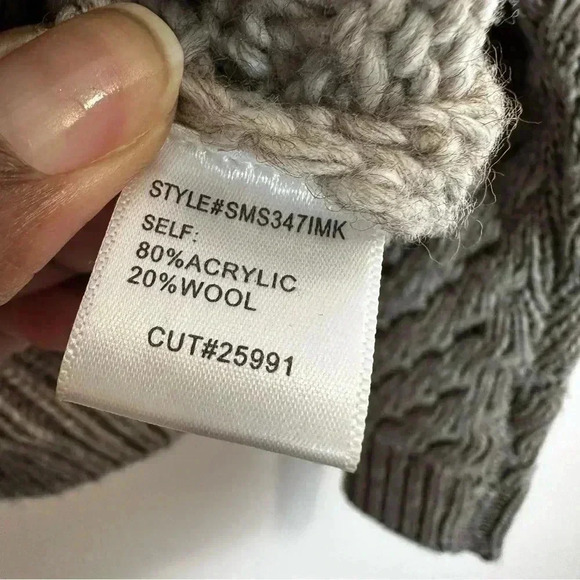 Majorelle Revolve Chunky Knit Sweater Size Small Neutral Oatmeal Gray Women - Picture 6 of 10